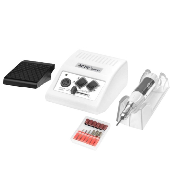 FREZARKA ACTIV POWER JD500 WHITE + LAMPKA NA BIURKO SLIM 20W BIAŁA